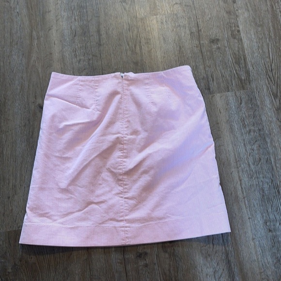 GRACE PINK AND WHITE STRIPE CASUAL SKIRT - Picture 4 of 4